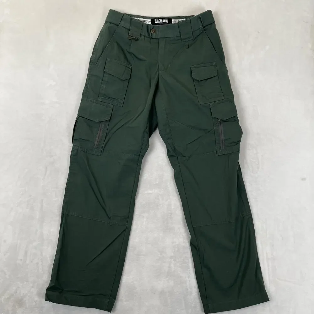 Blackhawk Tactical Cargo Pants Mens 30x31 Green Lightweight Ripstop Outdoor